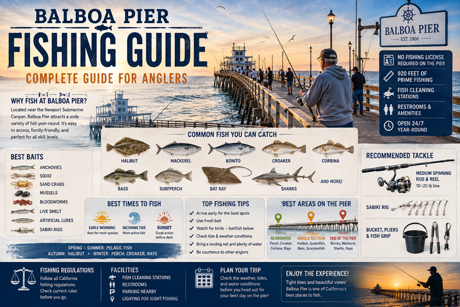 Balboa Pier Fishing Guide – Complete Guide for Anglers